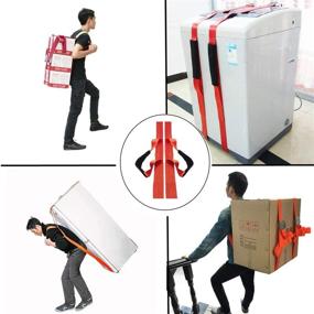 img 2 attached to 🏋️ Single-User Material Handling Straps for Moving and Lifting Products