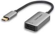 usb-c to hdmi adapter by cablecreation - 4k compatible with macbook pro 2020/2019, ipad pro 2020/2018, surface book 2 &amp; go, xps 15/13, galaxy s20, lg g5 - aluminum design логотип