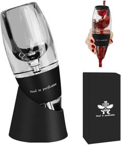 img 4 attached to 🍷 Enhance Wine Flavors with XCC Professional Wine Aerator Decanter Pourer - 3-in-1 Multifunction Filter, Aerator, and Decanter