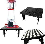 🔅 reefing art skimmer stand and frag rack stand - multi purpose stand (9x7 black / 30 frags) logo