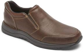 img 3 attached to Rockport Mens Double Black Slip Men's Shoes