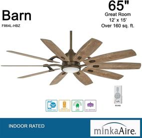 img 1 attached to Minka Aire F864L HBZ Ceiling Heirloom Bronze