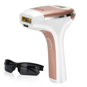 img 4 attached to 🔬 MiSMON Permanent IPL Laser Hair Removal: Painless At-Home Solution for Women/Men, Safe & Effective Device with Skin Color Sensor