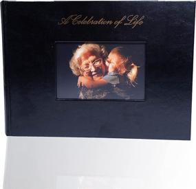 img 4 attached to 📚 LIFETOO Leather Funeral Guest Books - Celebration of Life, Memorial Service, Funeral Guest Book Sign-In | Memory Book for Funeral Guest Registry