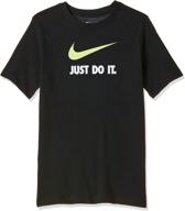 top-quality boy's nike sportswear 'just do it.' t-shirt: unleashing confidence and style logo