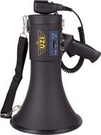 📢 uzi high power megaphone with real siren - portable speaker for outdoor activities & coaching football, baseball, hockey logo