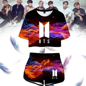 img 2 attached to Bangtan Casual T Shirt J Hope Support Boys' Clothing