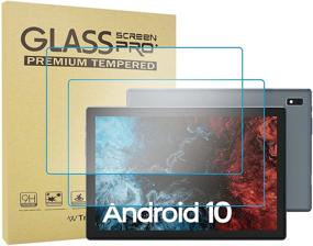 img 4 attached to Transwon【2 Pack】Tempered Screen Protector VASTKING KingPad