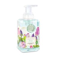 🌺 refreshing water lilies: michel design works foaming hand soap logo