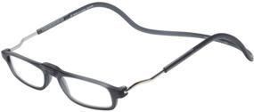 img 4 attached to 👓 Clic Magnetic XL Reading Glasses in Matte Grey +1.75: Stylish and Functional Eyewear for Enhanced Reading Experience