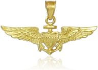 american heroes solid aviator pendant logo