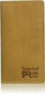 👔 timberland pro leather bifold wallet for men - stylish wallets, card cases & money organizers logo