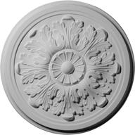 🏛️ ekena millwork legacy acanthus ceiling medallion 12.75"od x 0.875"p (fits canopies up to 3.5"), factory primed logo