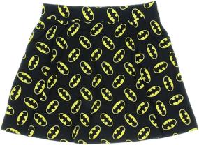 img 1 attached to Dynamic Style: DC Comics Batman All-Over Print Symbols Skirt - Unleash Your Inner Hero!