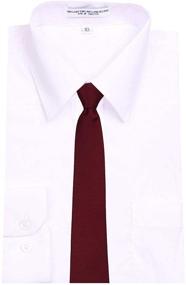 img 1 attached to 👔 Burgundy Infant Necktie Remove Boys' Accessories in Neckties - B VEL ADF 7