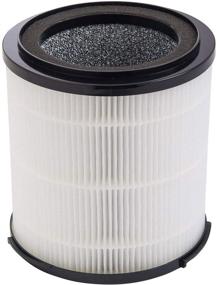 img 4 attached to 🌬️ SilverOnyx True HEPA Filter Replacement (5-Speed, Large Room) - 4-in-1 Silver Onyx Air Purifier Filters, Best HEPA H13 Filter for Bedroom, Dust, Smokers, and Pets - Large Room 500 sq ft, Black