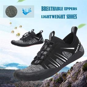 img 3 attached to 👟 Maniamixx Men's and Women's Trail Running Barefoot Shoes: Hiking, Quick Drying, Water Shoes for Ultimate Comfort and Performance