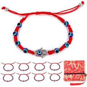 img 4 attached to Kabbalah Bracelets for Girls - Stylish Protection Jewelry with Kelistom Storage