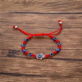 img 3 attached to Kabbalah Bracelets for Girls - Stylish Protection Jewelry with Kelistom Storage