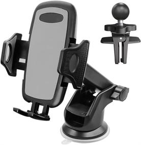 img 4 attached to YINVA Windshield Dashboard Compatible Smartphones