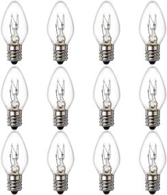 img 4 attached to 🔌 12-Pack of 15-Watt Dimmable Himalayan Salt Lamp Bulbs with E12 Base for Salt Lamps, Scentsy Warmer Wax Diffusers, and Candle Warmers