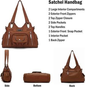 img 2 attached to 👜 Scarleton Fashion Decorative Shoulder H163501 Women's Satchels with Wallets - Handbags for Enhanced Style