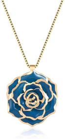 img 4 attached to FM FM42 Gold Tone Necklace FN4207
