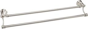 img 1 attached to 🛁 Moen Y2622BN 24-Inch Double Towel Bar: Optimize Your Bathroom Space