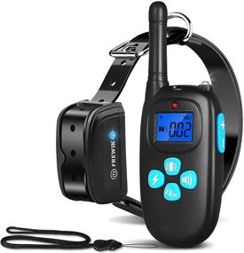 img 4 attached to 🐕 FREWIK Dog Training Collar with Separated Keypad, Waterproof & Rechargeable Bark E Collar - 1200Ft Remote Range, Beep/Vibration/Shock, Electric Shock Collar for Small Medium Large Dogs