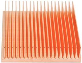 img 2 attached to 🔥 Cool Your Electronic Chips Efficiently with DIY Pure Copper Skiving Fin Heatsink 40x40x10mm / 1.57x1.57x0.39 inches