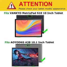 img 3 attached to 📱 Премиум защитное стекло 2-Pack для планшета Vankyo Matrixpad S10 10 дюймов и других моделей!