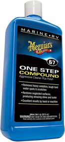 img 3 attached to 🛥️ Revitalize Your Marine/RV with Meguiar's M6732 One Step Compound - 32 oz for Enhanced Results!
