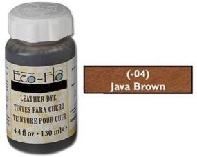 img 1 attached to 🎨 Eco-Flo Leather Dye in Java Brown - 4.4 fl. oz. (132 ml) - Product Code 2600-04