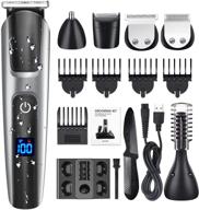 🧔 homsor electric beard trimmer for men - cordless, waterproof, rechargeable grooming kit logo