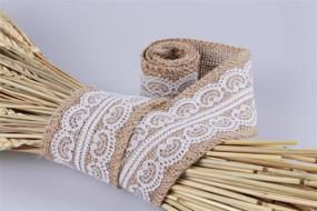 img 3 attached to 🌾 Premium Golden Dried Natural Wheat Sheaves with Burlap Ribbon - Ideal for DIY Fall Arrangements, Craft Design & Decor (100 Pieces)