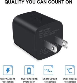 img 1 attached to 🔌 GiGreen USB Зарядное устройство: Быстрая зарядка набор из 3 кубиков для iPhone 13/12 Pro Max/SE/11/XS/8/7/6S, Samsung Galaxy S21+/S20FE/S10/S9/A10e/A51/A71/A80, Note 20Ultra/10, Moto G8