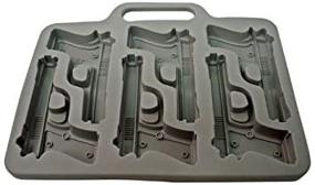 img 1 attached to 🔫 Ice Cold Shot: Handgun-shaped Ice Cube Tray – Freeze Up Your Drinks!