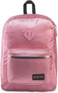 🎒 jansport blackberry mousse premium backpack: durable and stylish travel companion logo