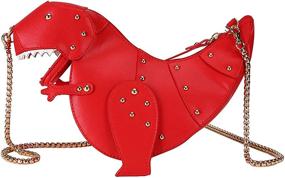img 4 attached to Fozehlad Dinosaur Shoulder Crossbody Messenger Women's Handbags & Wallets