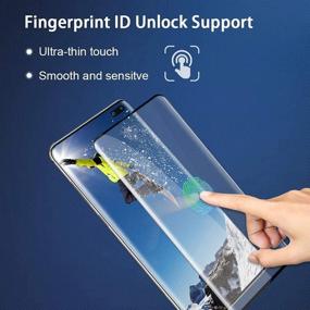 img 3 attached to [3 Pack] Screen Protector For Samsung Galaxy S10 Plus Tempered Glass