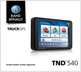 img 1 attached to 🗺️ Rand McNally TND540 GPS Navigation System: Lifetime Maps, 5" Widescreen, Preloaded US & Canada Maps