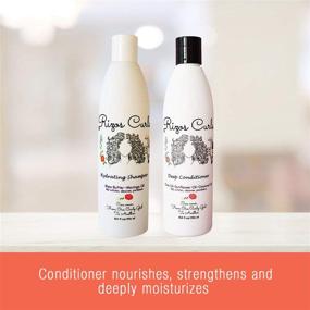 img 1 attached to 👩 Rizo Curls Shampoo and Conditioner Bundle for Women - 10 fl oz (Pack of 2) - Nourishes, Enhances and Fortifies Every Curl with Natural Ingredients and Enriching Vitamins