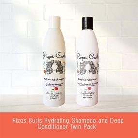 img 3 attached to 👩 Rizo Curls Shampoo and Conditioner Bundle for Women - 10 fl oz (Pack of 2) - Nourishes, Enhances and Fortifies Every Curl with Natural Ingredients and Enriching Vitamins