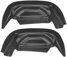 img 4 attached to 🚗 Husky Liners Rear Wheel Well Guards - Fits 2014-2018 Chevrolet Silverado 1500, 2019 Chevrolet Silverado 1500 LD, 2015-2019 Chevrolet Silverado 2500/3500 - Black, Single Rear Wheels - Model: 79011