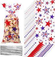 patriotic independence cellophane american memorial logo