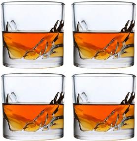 img 3 attached to 🥃 LIITON Grand Canyon Whiskey Glass Set: Premium Heavy Whisky Tumblers for Classic Cocktails