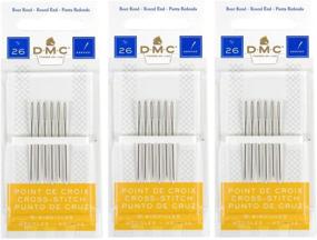 img 3 attached to 🧵 New Package: 3 Pack DMC Size 26 Cross Stitch Needles (18 Needles in Total)