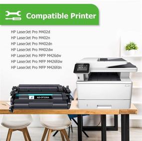 img 2 attached to 🖨️ Black 4-Pack Aztech Compatible Toner Cartridge Replacement - HP 26A CF226A for Pro M402n M402dw M402dn Pro MFP M426fdw M426fdn M426dw Printer