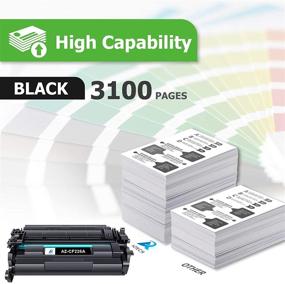 img 3 attached to 🖨️ Black 4-Pack Aztech Compatible Toner Cartridge Replacement - HP 26A CF226A for Pro M402n M402dw M402dn Pro MFP M426fdw M426fdn M426dw Printer