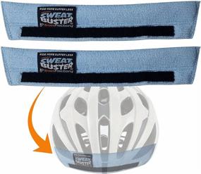 img 4 attached to 🚲 Sweat Buster Skinny: The Ultimate Sweatband for Bike Helmets - Say Goodbye to Dripping Sweat, Enjoy Premium Comfort, and Effortless Washing. Ideal for Mountain Biking, Road Biking, and Cycling!